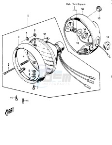 H2 B [MACH IV] (-B) 750 [MACH IV] drawing HEADLIGHT -- H2-B_C- -