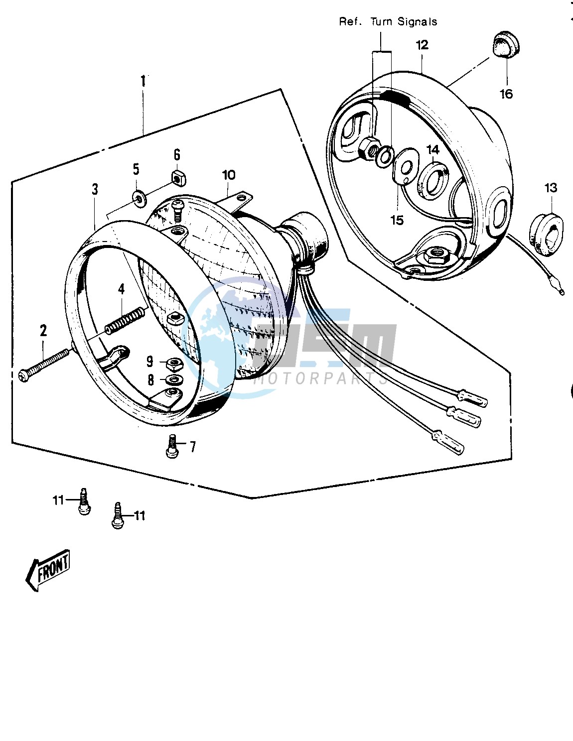 HEADLIGHT -- H2-B_C- -