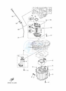 FL200BETX drawing VENTILATEUR-DHUILE