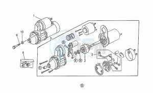 Sport Corsa 1100 drawing Starter motor