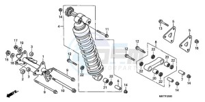 XL1000V9 Ireland - (EK) drawing REAR CUSHION (XL1000V)