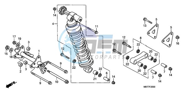 REAR CUSHION (XL1000V)