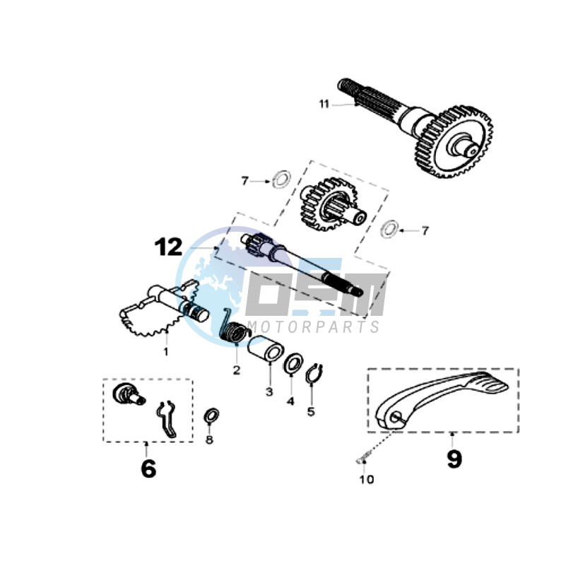 DRIVE SHAFTS / KICKSTARTER