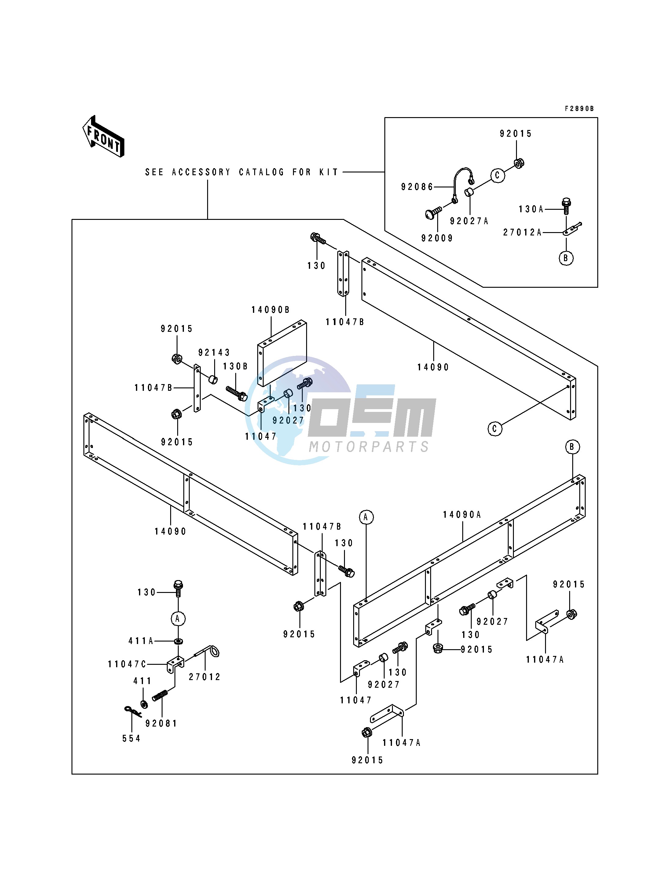 OPTIONAL PARTS-- BED GATE- -