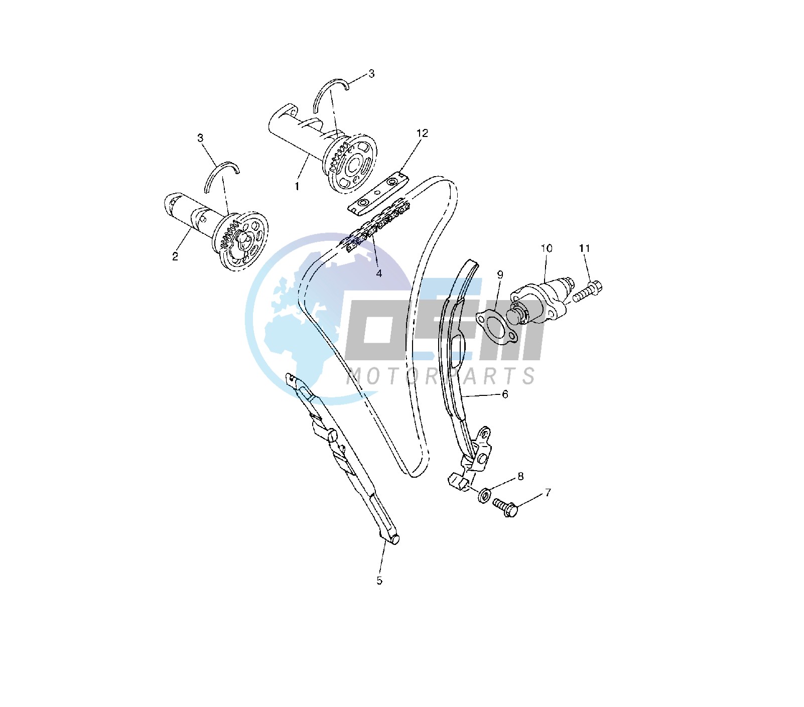 CAMSHAFT AND TIMING CHAIN