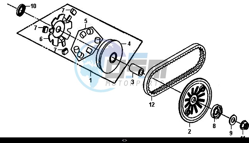 MOVABLE DRIVE FACE ASSY