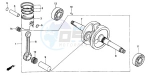 SA50S drawing CRANKSHAFT/PISTON