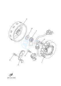 YFZ450R YFZ450RSED YFZ450R SPECIAL EDITION (18PV 18PT) drawing GENERATOR