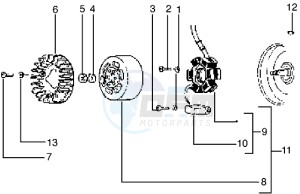 Typhoon 50 drawing Flywheel magneto