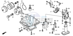 CBR600RA9 Europe Direct - (ED / ABS MME) drawing OIL PAN/OIL PUMP