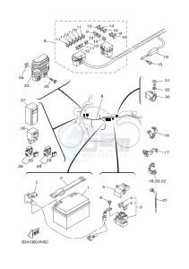 XSR700 (B344 B344 B344 B344) drawing ELECTRICAL 1