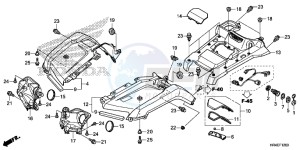 TRX500FM1G TRX500 Europe Direct - (ED) drawing FRONT FENDER