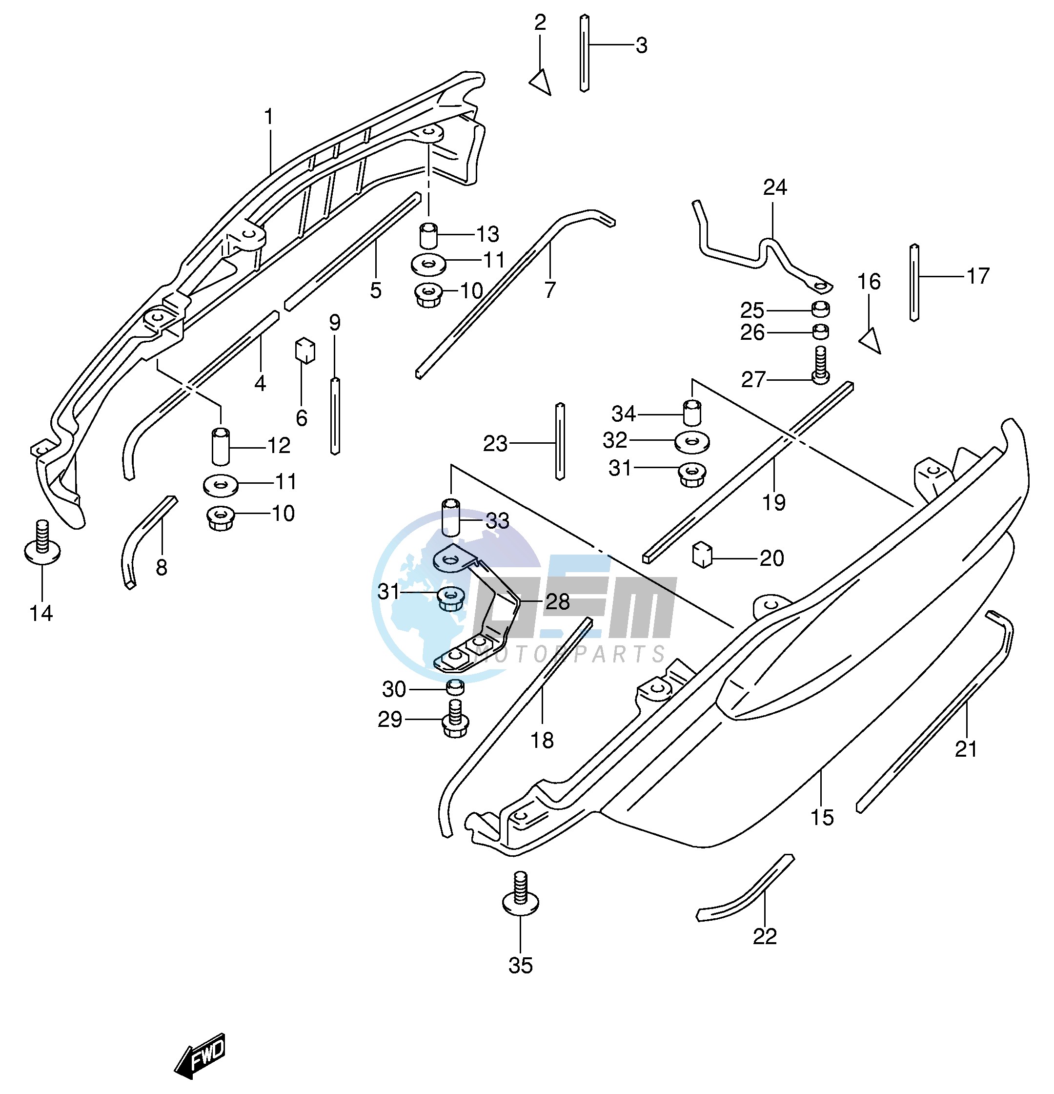 PILLION RIDER HANDLE (SIDE)(MODEL X Y)