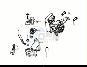 SYMPHONY 50 (XF05W1-IT) (E5) (M1) drawing ECU SET