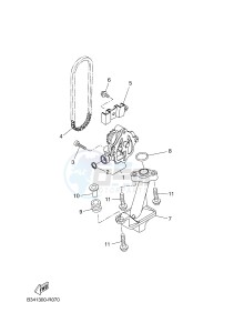 MTT690P-AB MT-07 TRACER TRACER 700 (B7K1 B7K1 B7K1 B7K1) drawing OIL PUMP