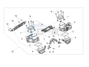 DORSODURO 900 E4 ABS (EMEA) drawing Throttle body