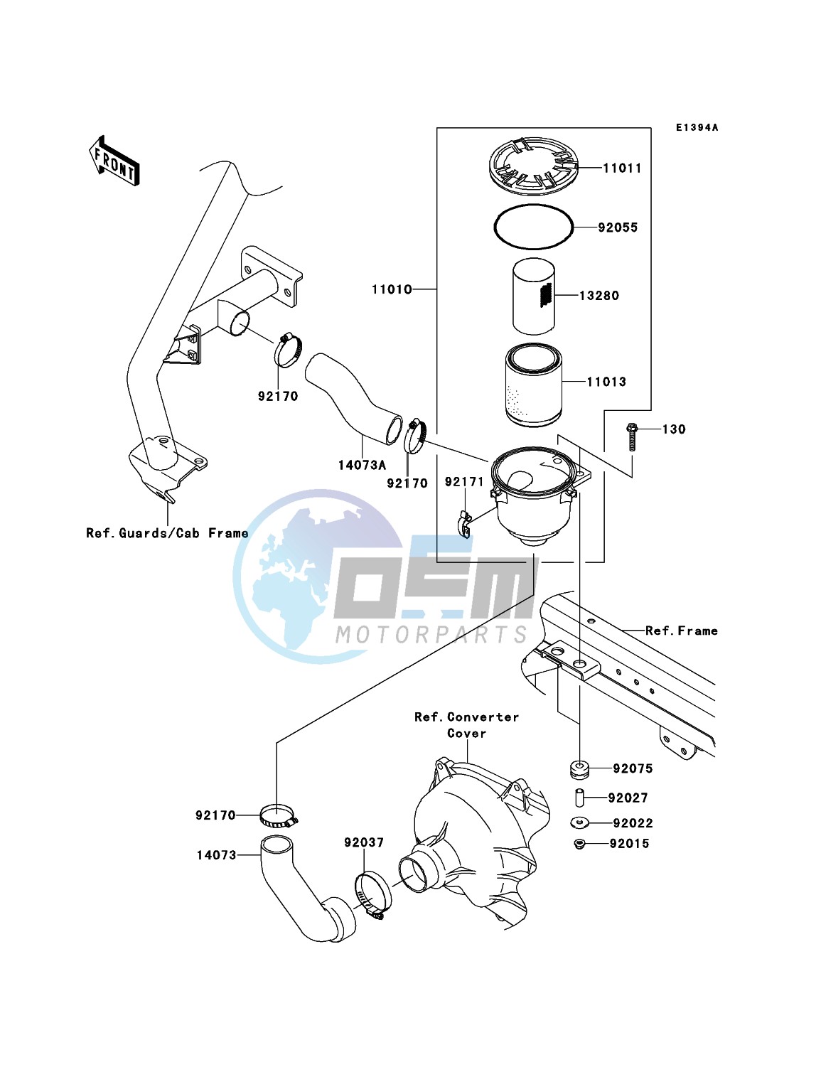 Air Cleaner-Belt Converter