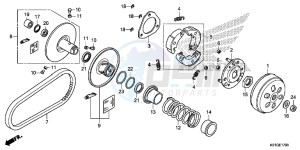 SH125DG SH125D E drawing DRIVEN FACE