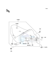 VN1600 MEAN STREAK VN1600B6F GB XX (EU ME A(FRICA) drawing Seat