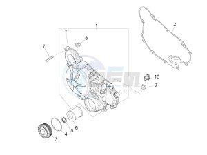 RS4 125 4T (AU, CA, EU, HK, J, RU, S, USA) drawing Clutch cover