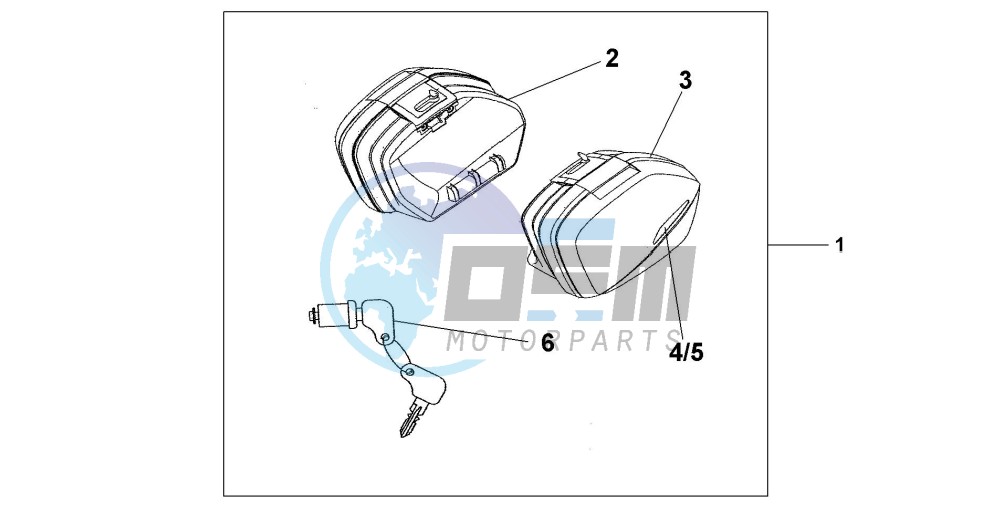 STANDARD PANNIER SET