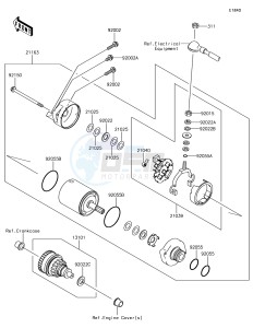 JET SKI STX-15F JT1500AJF EU drawing Starter Motor