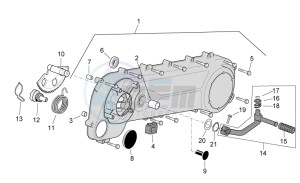 SR 50 IE-Carb drawing Transmission cover