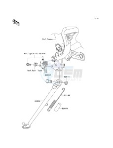 KLE 650 A [VERSYS EUROPEAN] (A7F-A8F) A7F drawing STAND-- S- -