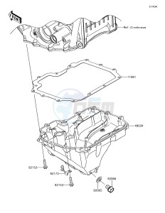 NINJA ZX-10R ZX1000SJFA XX (EU ME A(FRICA) drawing Oil Pan