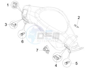 Fly 50 4t 4v (USA) drawing Selectors - Switches - Buttons