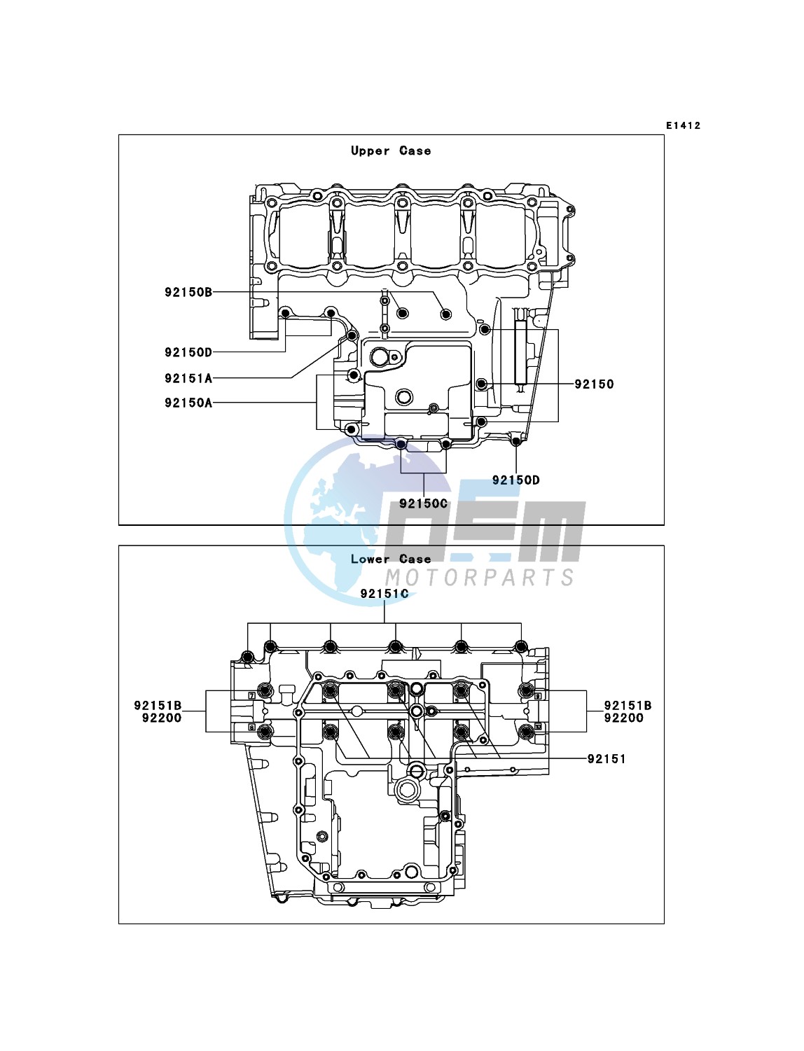 Crankcase Bolt Pattern