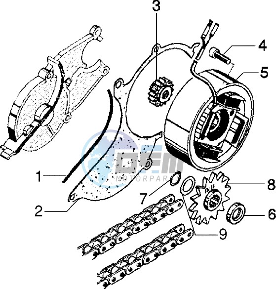 Flywheel magneto