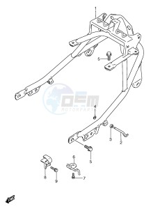 GSX750F (E2) drawing HANDLE GRIP