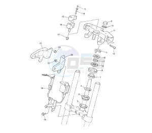 XJR 1300 drawing STEERING