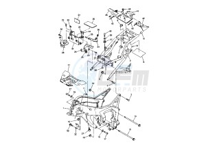 FZ6-SA FAZER 600 (ABS) drawing FRAME