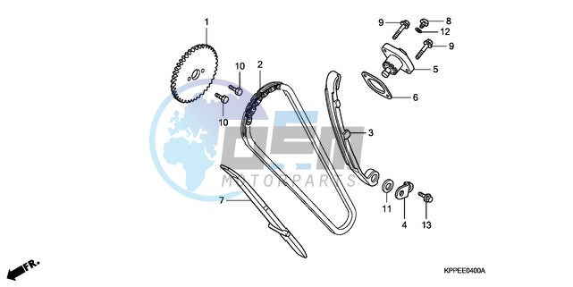 CAM CHAIN/TENSIONER