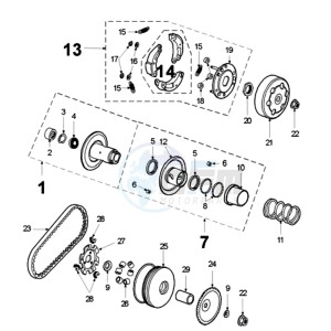 FOX LN BN drawing CLUTCH