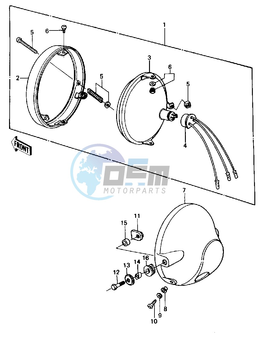 HEADLIGHT -- 80 B1- -