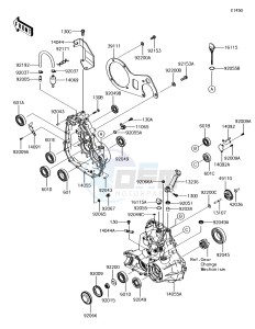 MULE SX KAF400JJF EU drawing Gear Box