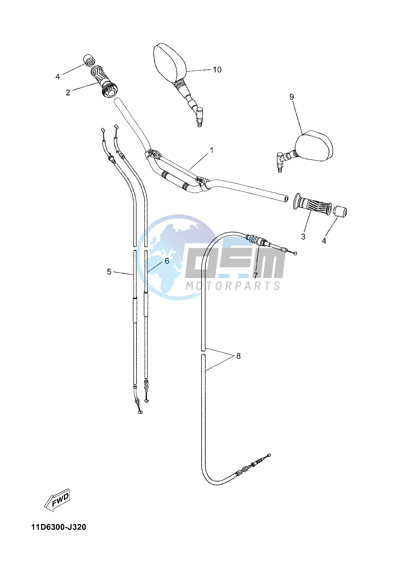 STEERING HANDLE & CABLE