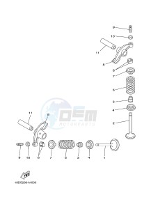 TT-R125 TT-R125LW (2CP2) drawing VALVE