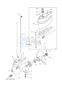 F2-5BMHL drawing LOWER-CASING-x-DRIVE-2