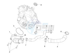 GTS 250 ie Super USA drawing Cooler pump