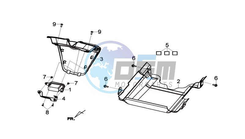 REAR FENDER / INNER SHIELD