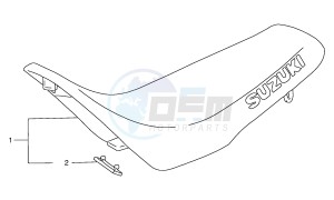 RMX250 (E1) drawing SEAT