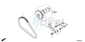 TRX500FMC ED drawing CAM CHAIN/ TENSIONER