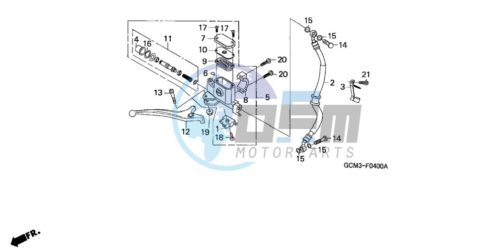 FRONT BRAKE MASTER CYLINDER