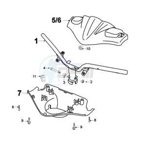 FIGHT ZA EU drawing HANDLEBAR