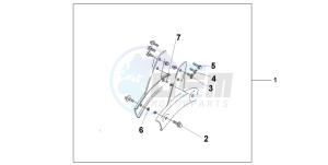 VT750C drawing BACKREST STAY