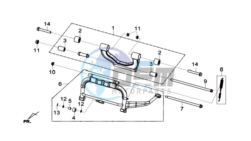 CENTRAL STAND -SIDE STAND- KICKSTARTER PEDAL